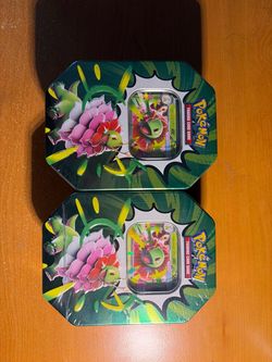 Pokémon TCG: Ascend Heroes Tins – Factory Sealed (Mega Meganium ex or Mega Emboar ex)