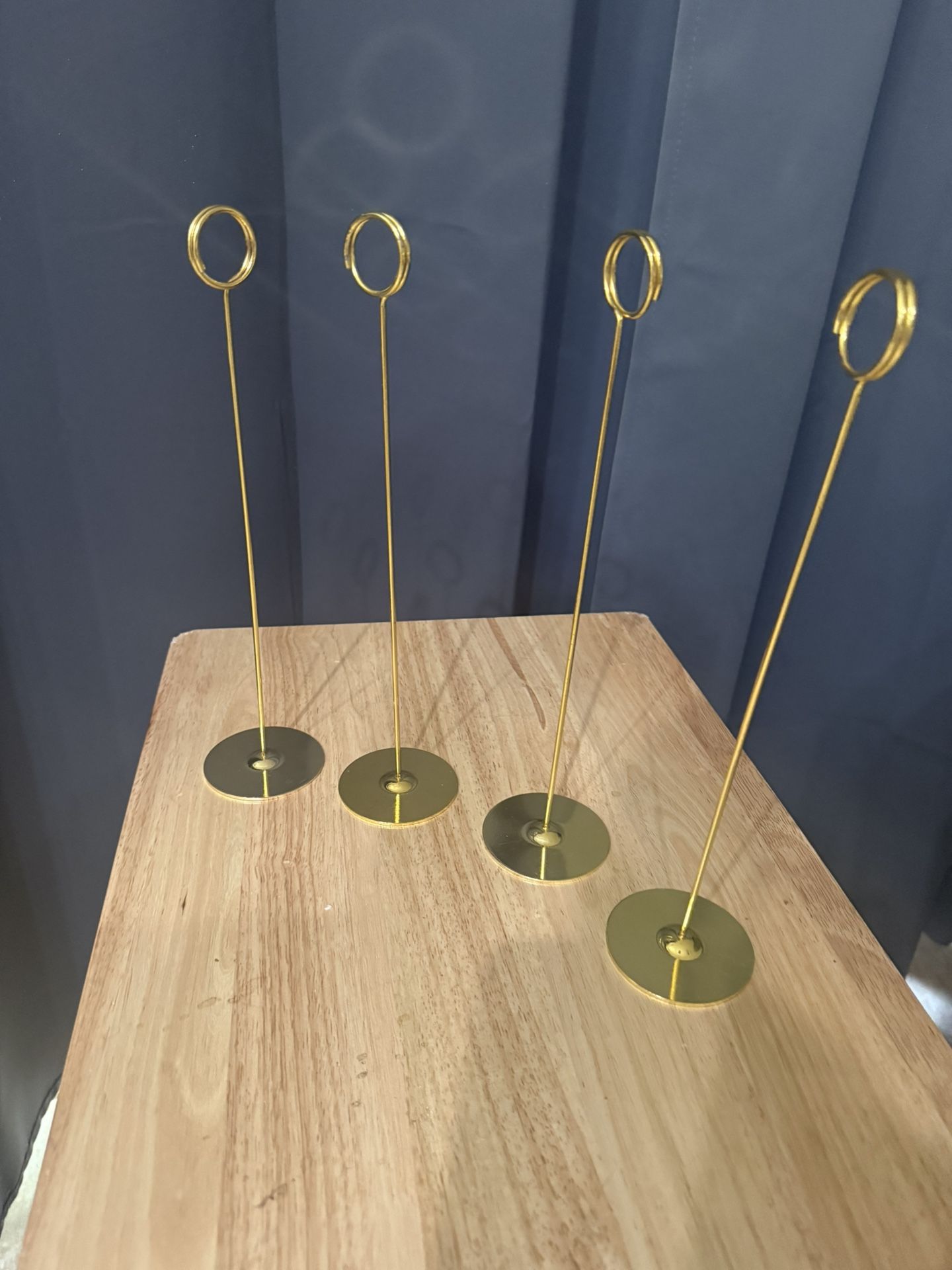 Gold Place Card Holders