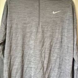 Nike Women’s Dry-Fit Grey Running Long Sleeve Top