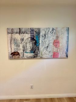 Large canvas art piece