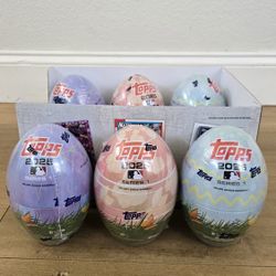 For Sale:
Brand New Still Sealed 2025 Topps Series One 1 Baseball Easter Egg Tin. Have all three colors