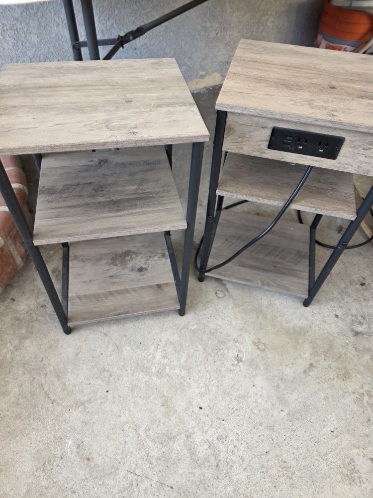 Night Stands With Usb/electric Outlet 