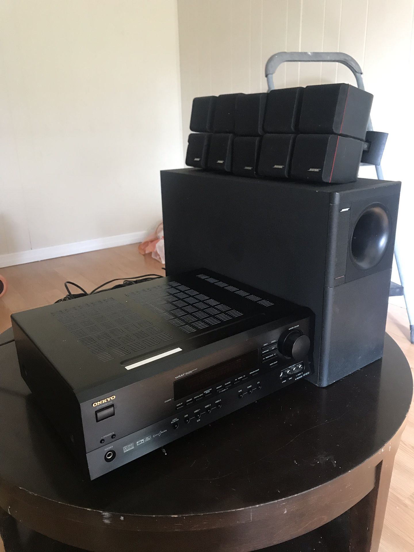 Bose system w/ onkyo receiver($250 OBO)