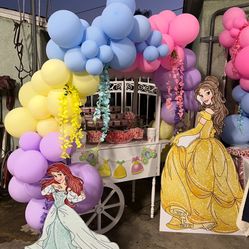 Princess Cutouts, Princess Party Props
