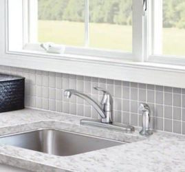 Moen Adler Kitchen Faucet With Side Sprayer Chrome LAST ONE AVAILABLE