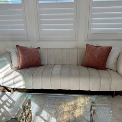 ✨ Modern Cream Sofa — Firm Cushion & Elegant Design ✨