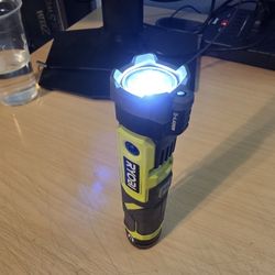 USB Lithium Cordless Pivoting 625 Lumens Rechargeable Head Flashlight Kit with 2.0 Ah Battery