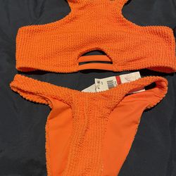 Tangerine Two Piece Swimsuit