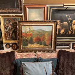 Original Vintage Oil Painting By FAYE SCHNURIGER