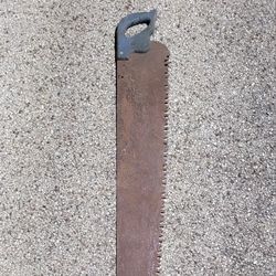 Vintage Lumberjack Saw