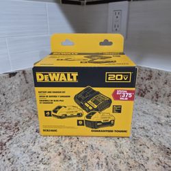 DeWalt 20V MAX Lithium-Ion 6.0Ah and 4.0Ah Battery and Charger Starter Kit