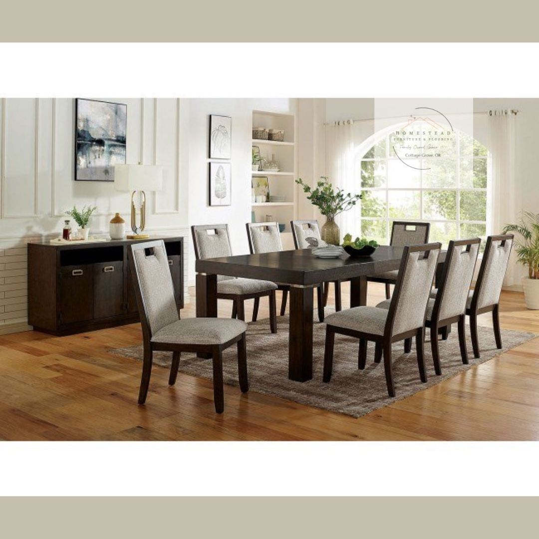 Modern Dining Table Set With 6 Chairs