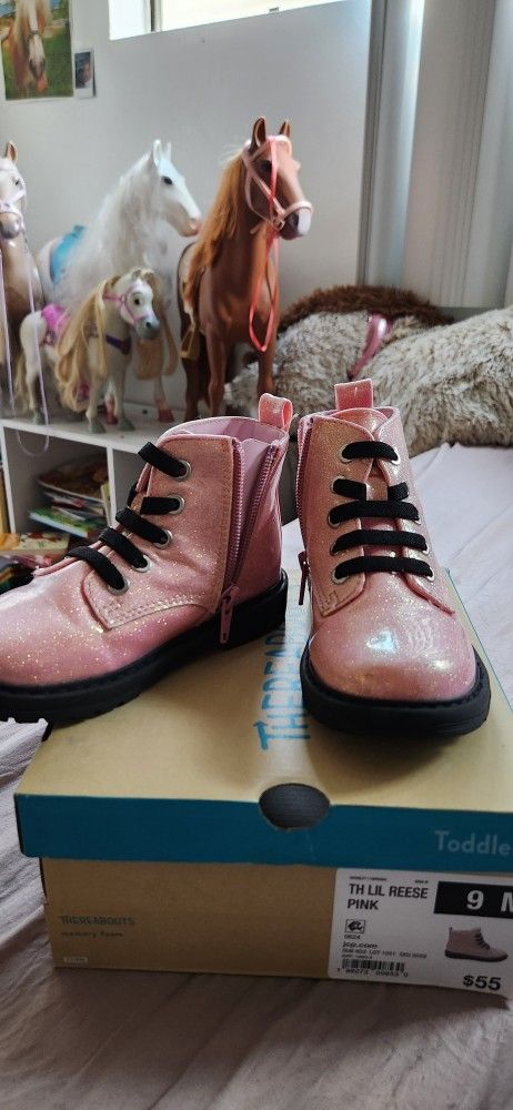Pink Boots Toddler Girl