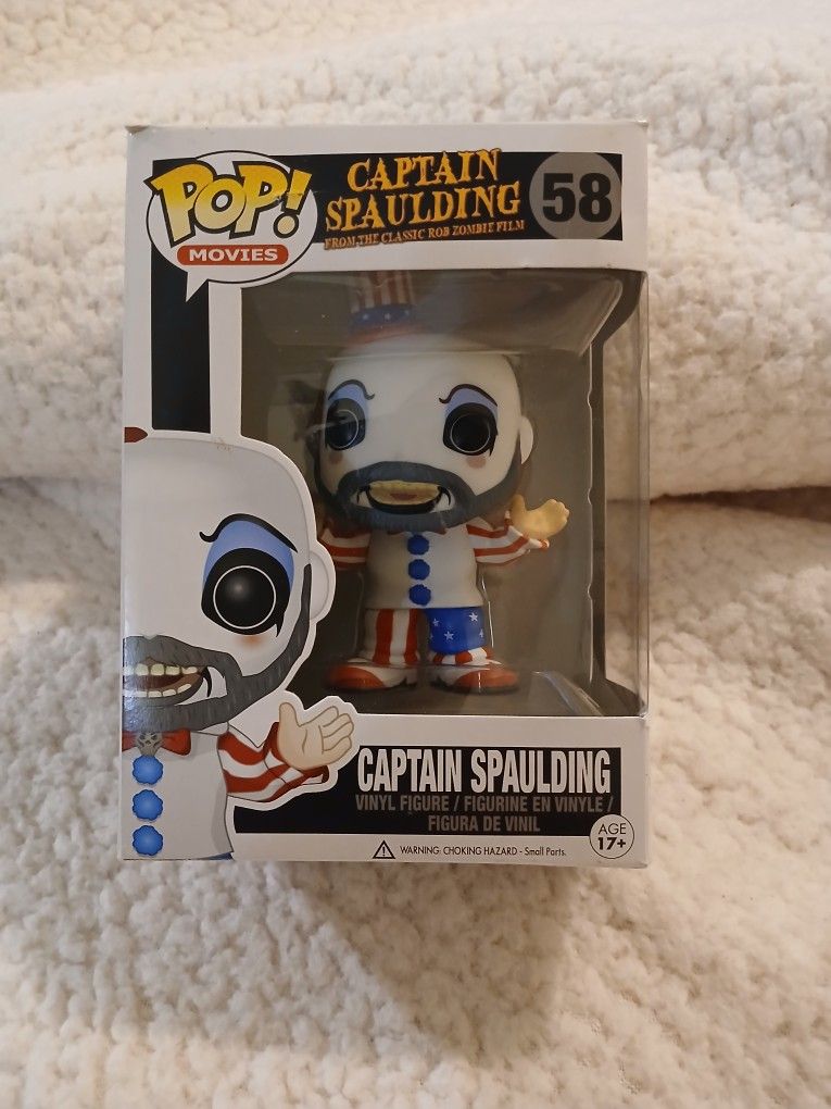 Funko Pop! Movies Captain Spaulding #58 Vinyl House of 1000 Corpses Rob Zombie