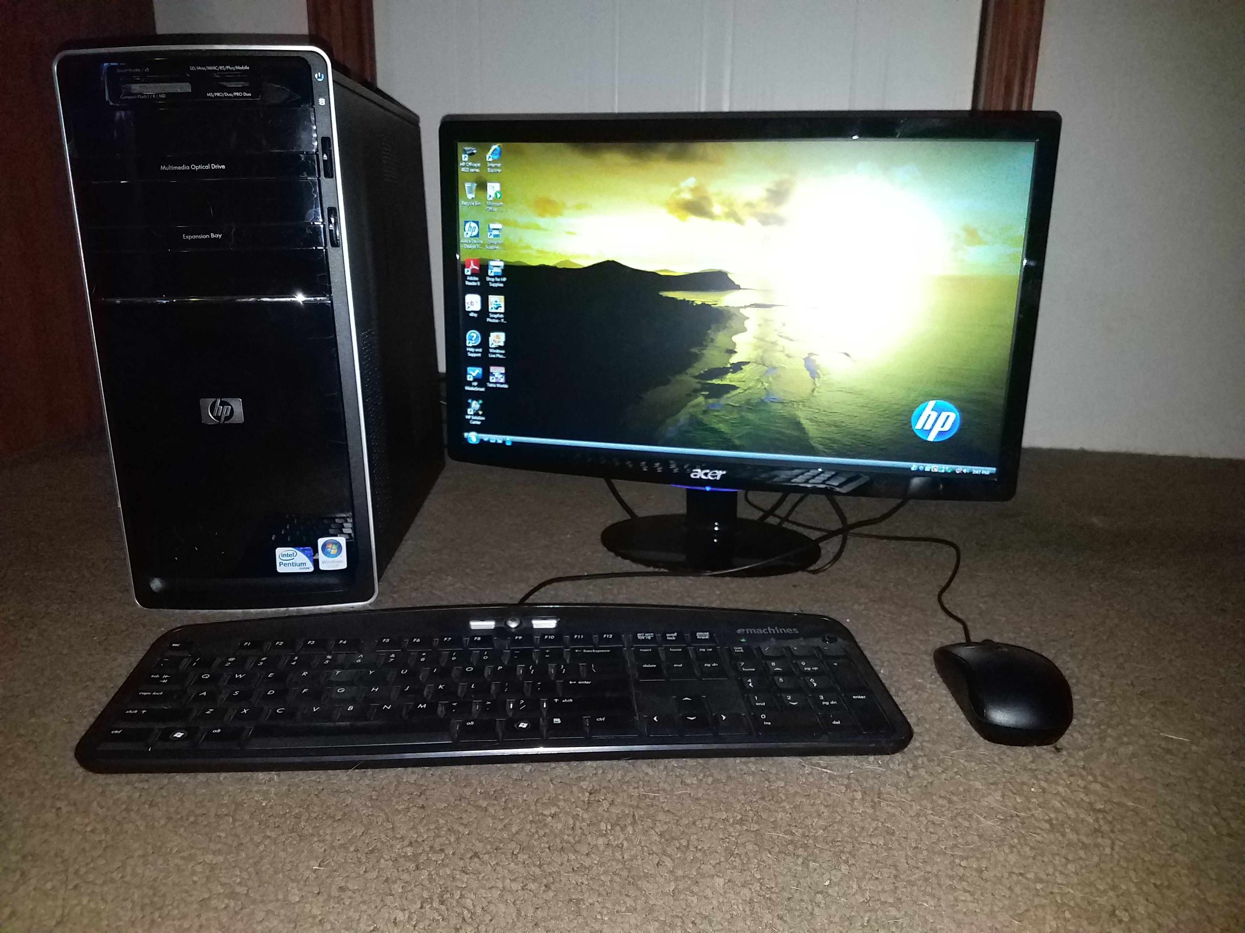 Hp pavilion p6110y pc X 2