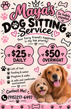 Dog sitting