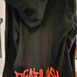 NEW Rare Skateboard Deathwish x SUPRA Hoodie Men NOS Vintage Jamie Foy Medium
