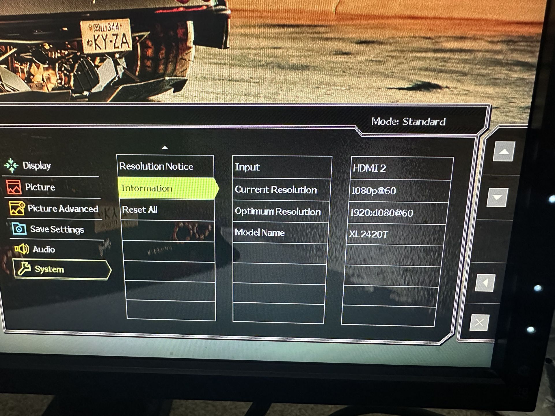 BENQ 2420T 120hz 24型 セール中 BenQ XL Series XL2420T 24