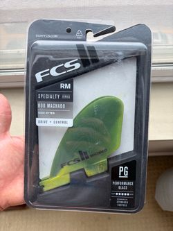 FCS 2 Fins Rob Machado PG Side Bytes – Green/Camo – $40