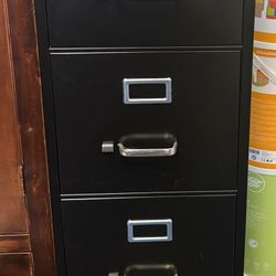 Filing Cabinet Black 