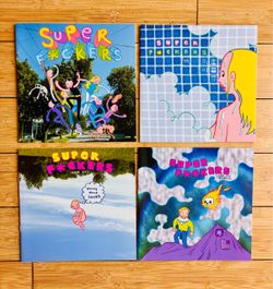 James Kochalka’s SUPER F*CKERS Indie Comic Books (4 Total)