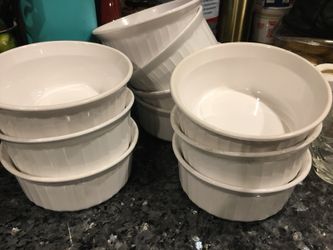 10 Corningware ramekins