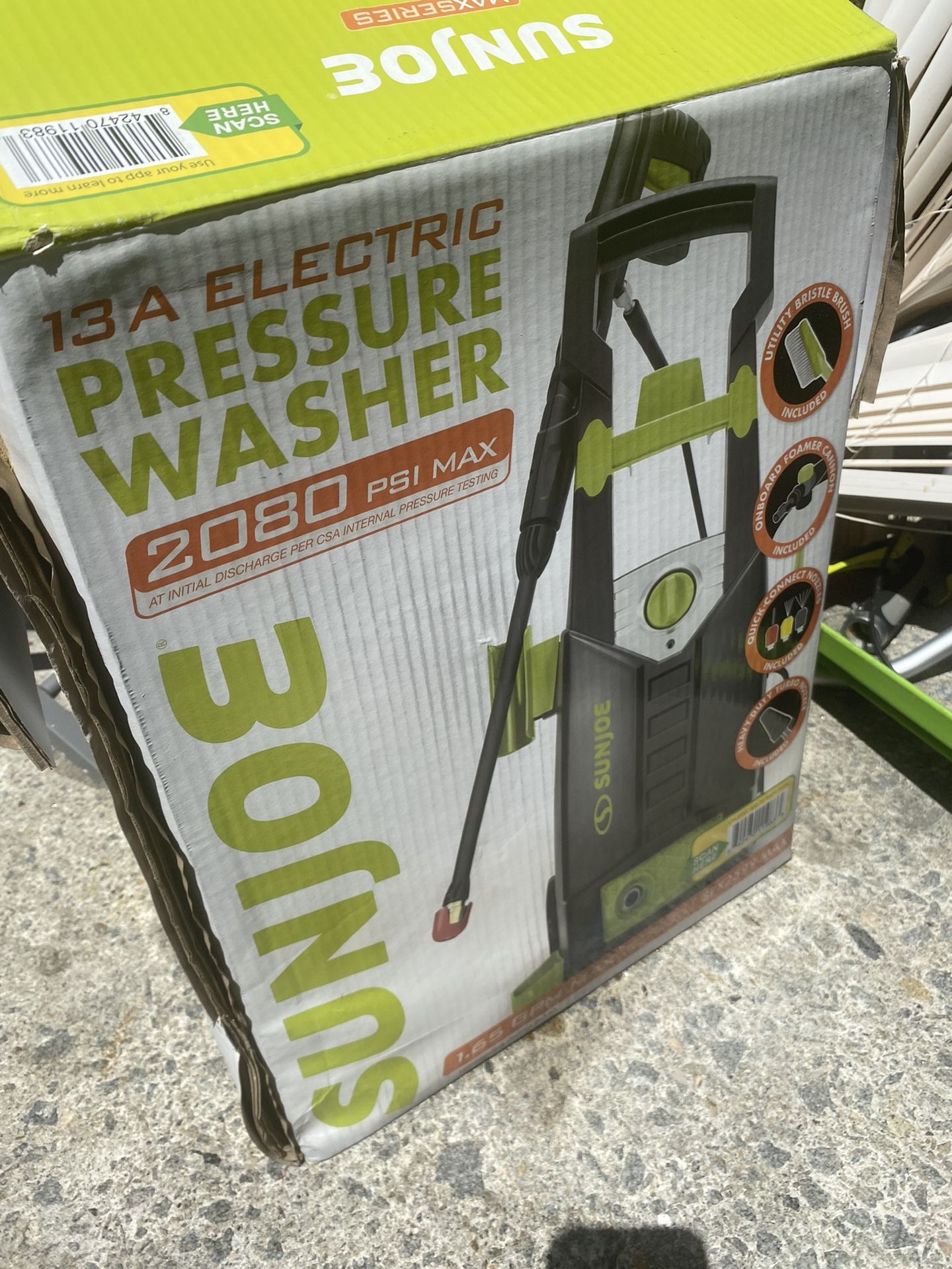 SUNJOE Electric Pressure Washer