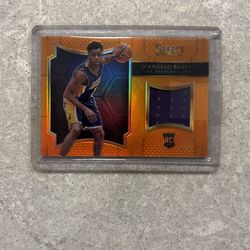 D’Angelo Russell, Jersey Rookie Card , Orange Prizm 15/60