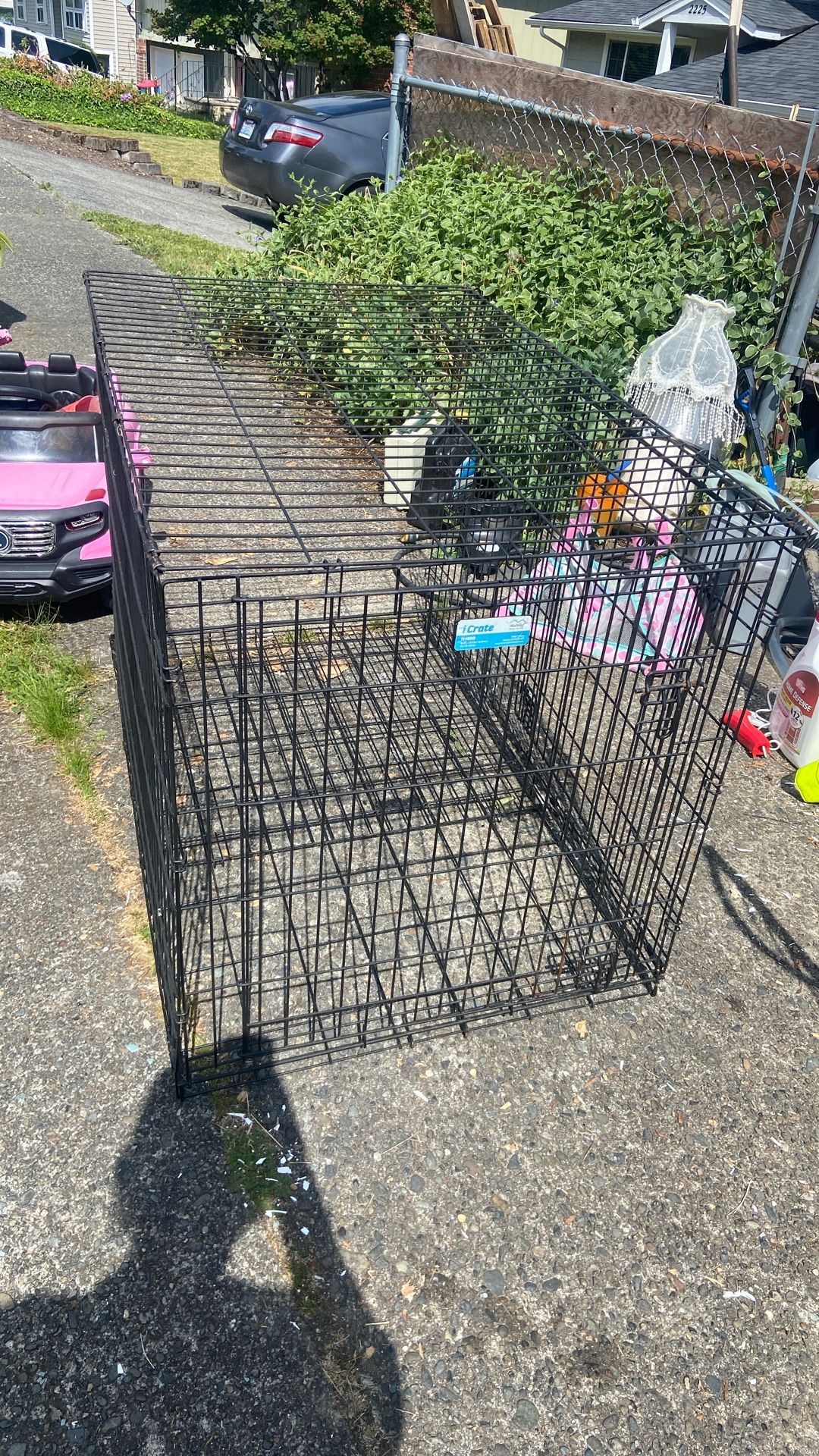 Dog Crate Size 48 Length Width 31 Height 32 Price 60$. Pick Up. E. 72. and. Grandview. E. Tacoma