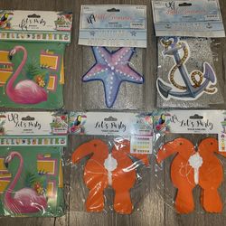 Summer Party Decoration Bundle – Banners, Garlands, Cutouts, Lanterns & Ribbons