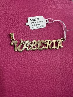 Valeria Pendant 14K Gold