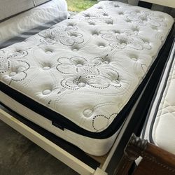 Plush Twin Ashley Furniture Brand Pillowtop Mattress 