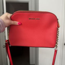 Michael Kors Bright Red Purse
