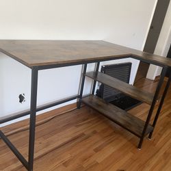 Rustic Wood Desk