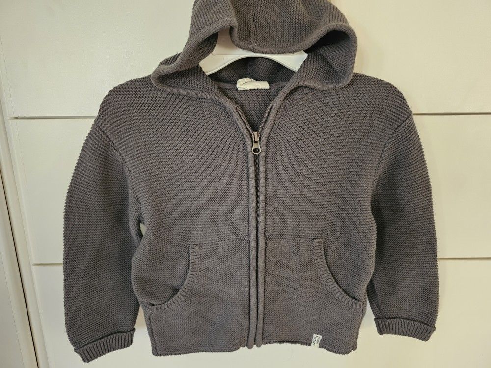 Boys Cardigan Dark Grey - 4t
