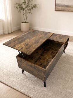 Multi-Purpose Lift-Top Coffee Table & Sofa Desk – $39.99