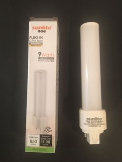 12 pack - Sunlite 88292-SU 9.5W Warm White LED Light Bulb
