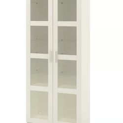 IKEA Cabinet With Glass Doors 