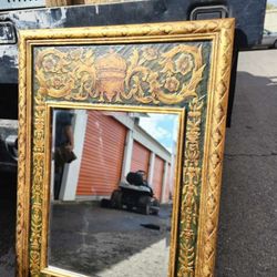 Antique Giltwood Mirror