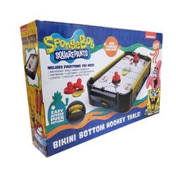 Air Hockey SpongeBob Bikini Bottom Table, Air Powered Surface