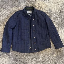 Tommy Hilfiger Quilted Shirt Jacket – Navy – Size L