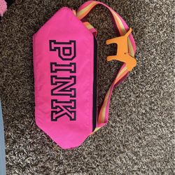 Pink Makeup Bag/ Small Lunch Bag 