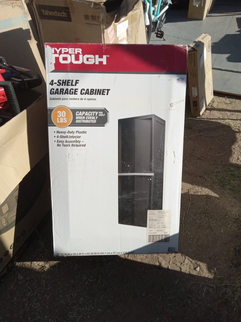 Hyper Tough 4 - Shelf Garage Cabinet