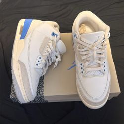 Jordan 3 Summit White/hygrogen Blue