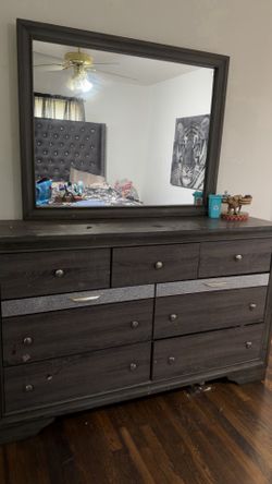 Gray dresser