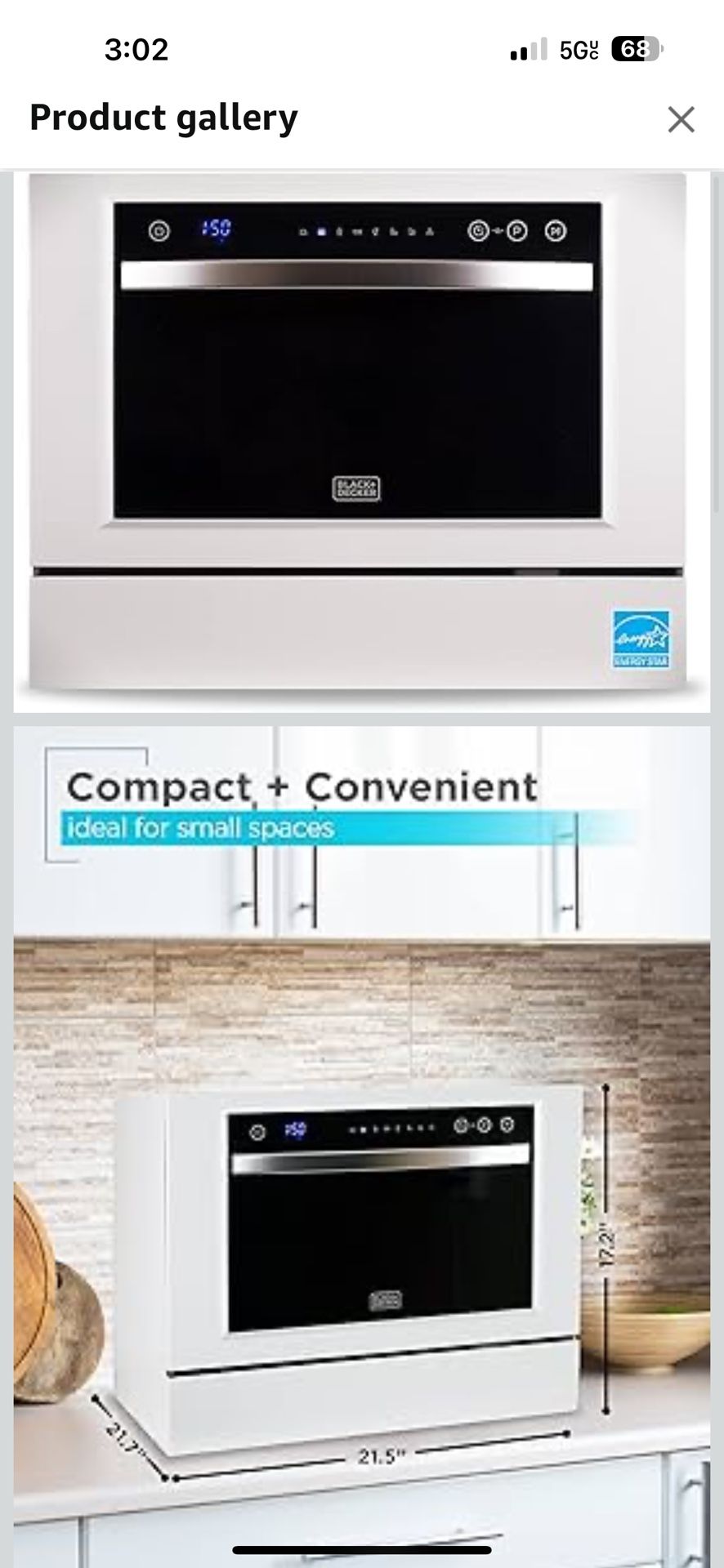 Dishwasher Compact Countertop