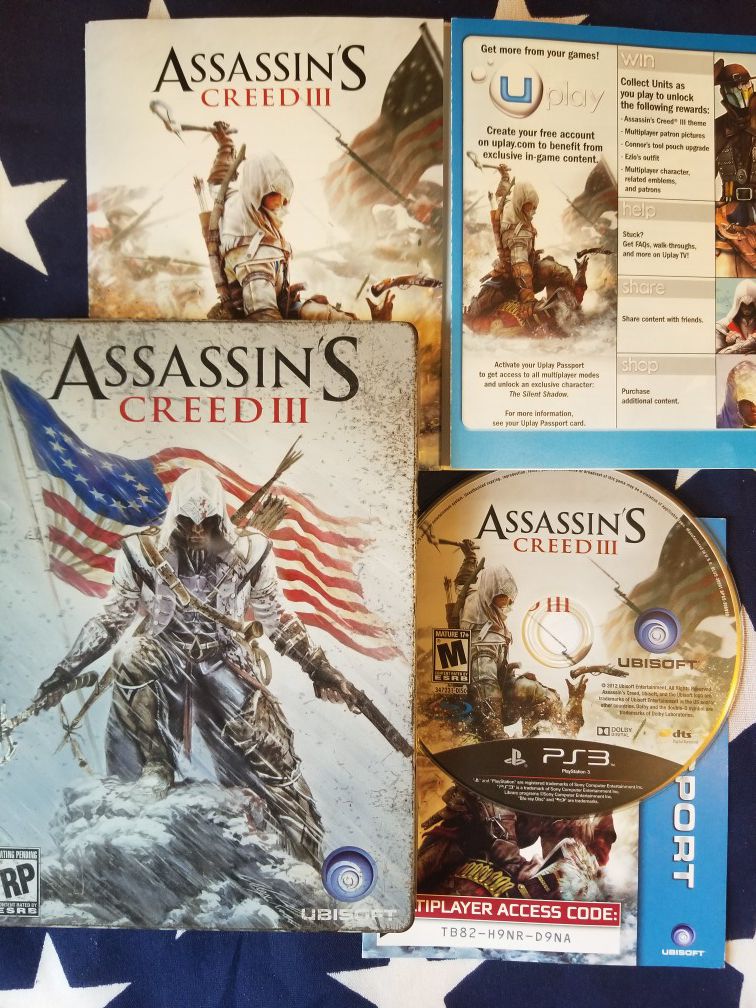 Assassins Creed 3 Steelbook Edition (PS3)
