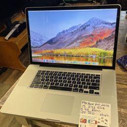 MacBook Pro 17” 2010 i5 8GB 120SSD $250