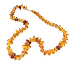 Long 20” Amber Necklace