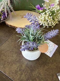 3” Tabletop Faux Lavender Plant